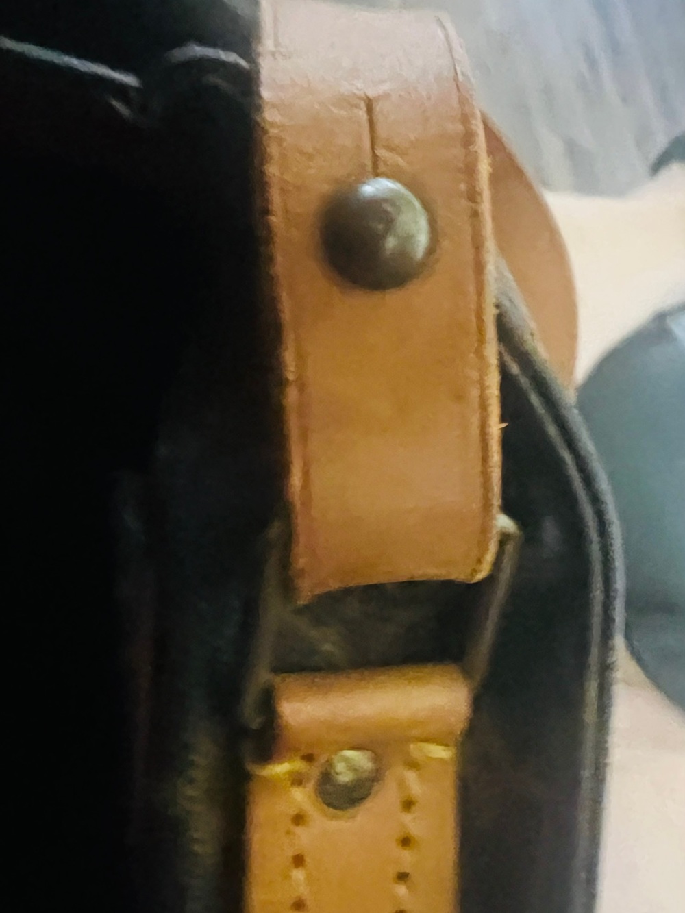Vintage Louis Vuitton Cartouchière MM Monogram Crossbody Shoulder repaired - Picture 15 of 16